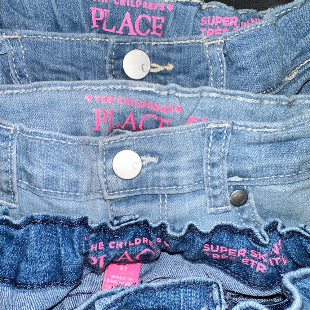 Lot of toddler girl jeans